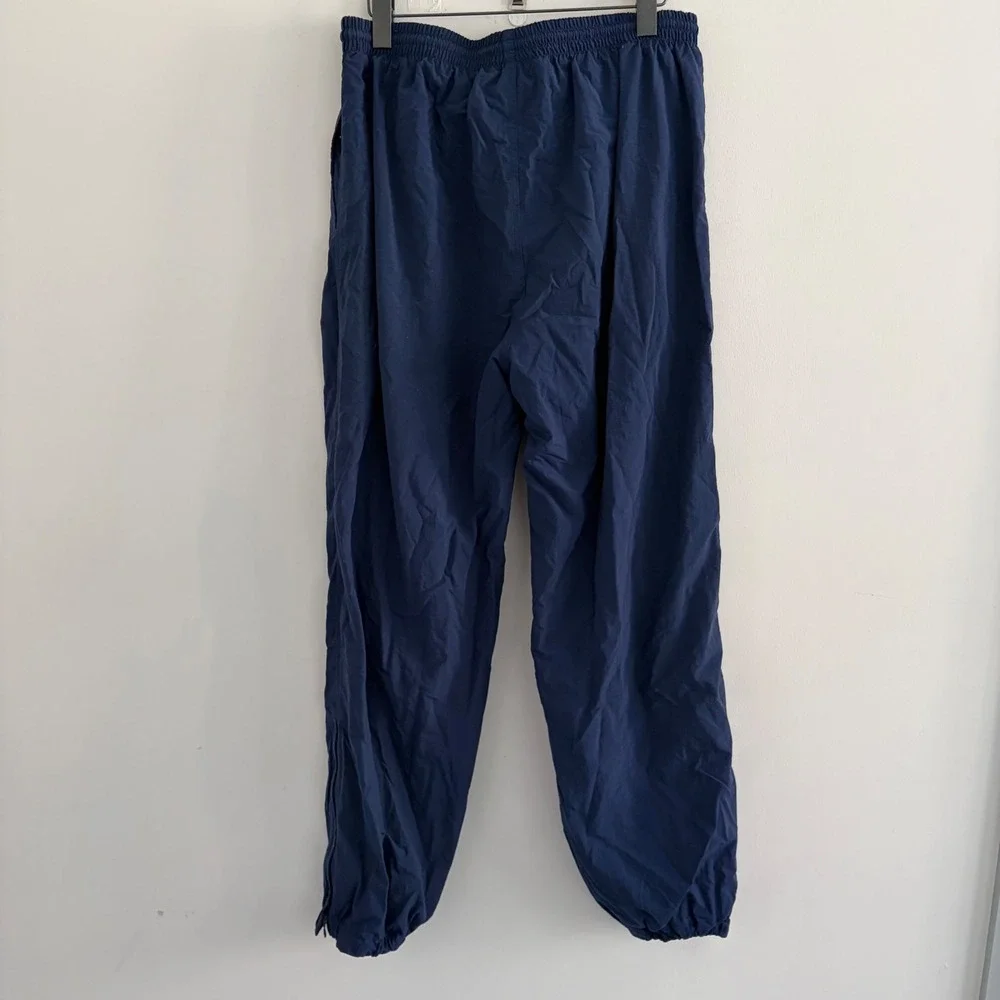 Vintage Adidas Navy Blue Nylon Track Pants XL RN 88387 CA 00411